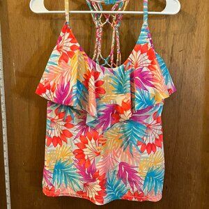 🐻Size L(12/14) - Catalina - Multi-Colored Swim Top